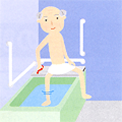 入浴補助用具の説明イラスト